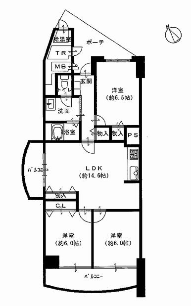 コンドミニアム間取り